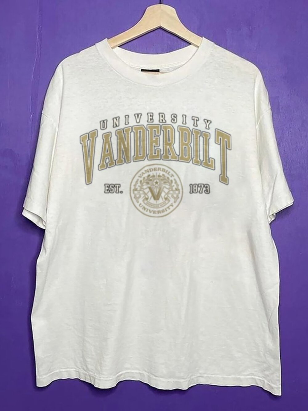 Vanderbilt University Shirt, Retro 90s Vanderbilt University EST 1873 Shirt Tee